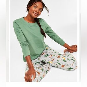 Women's Mix It Forest Pajamas Set - NWT Large